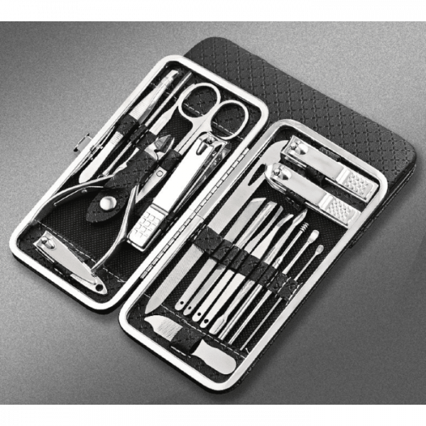Manikyr pedicur set 19 deler - Bilde 3