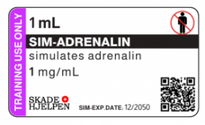 Adrenalin 1mg Label