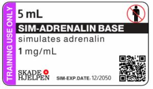 Adrenalin Base 1mg Label