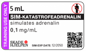 Katastrofeadrenalin 0,1mg 5ml Label (26stk)