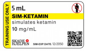 Ketamin 10mg Label