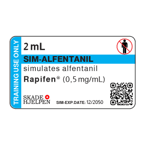 Alfentanil 0,5mg 2ml Label (32stk)