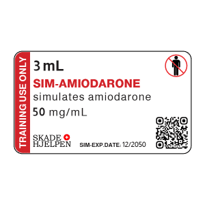 Amiodarone 50mg 3ml Label (32stk)