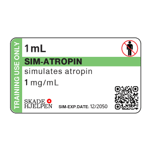 Atropin 1mg 1ml Label (32stk)