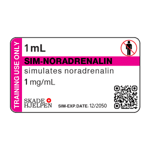 Noradrenalin 1mg 1ml Label (24stk)