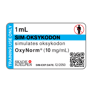 Oksykodon 10mg 1ml Label (24stk)
