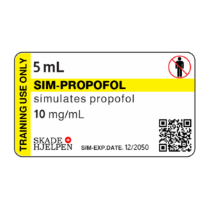 Propofol 10mg 5ml Label (16stk)