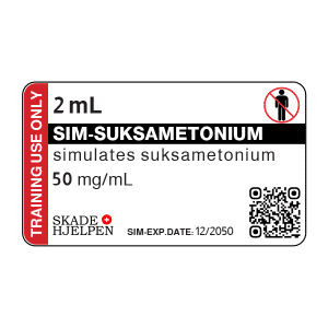 Suksametonium 50mg Label